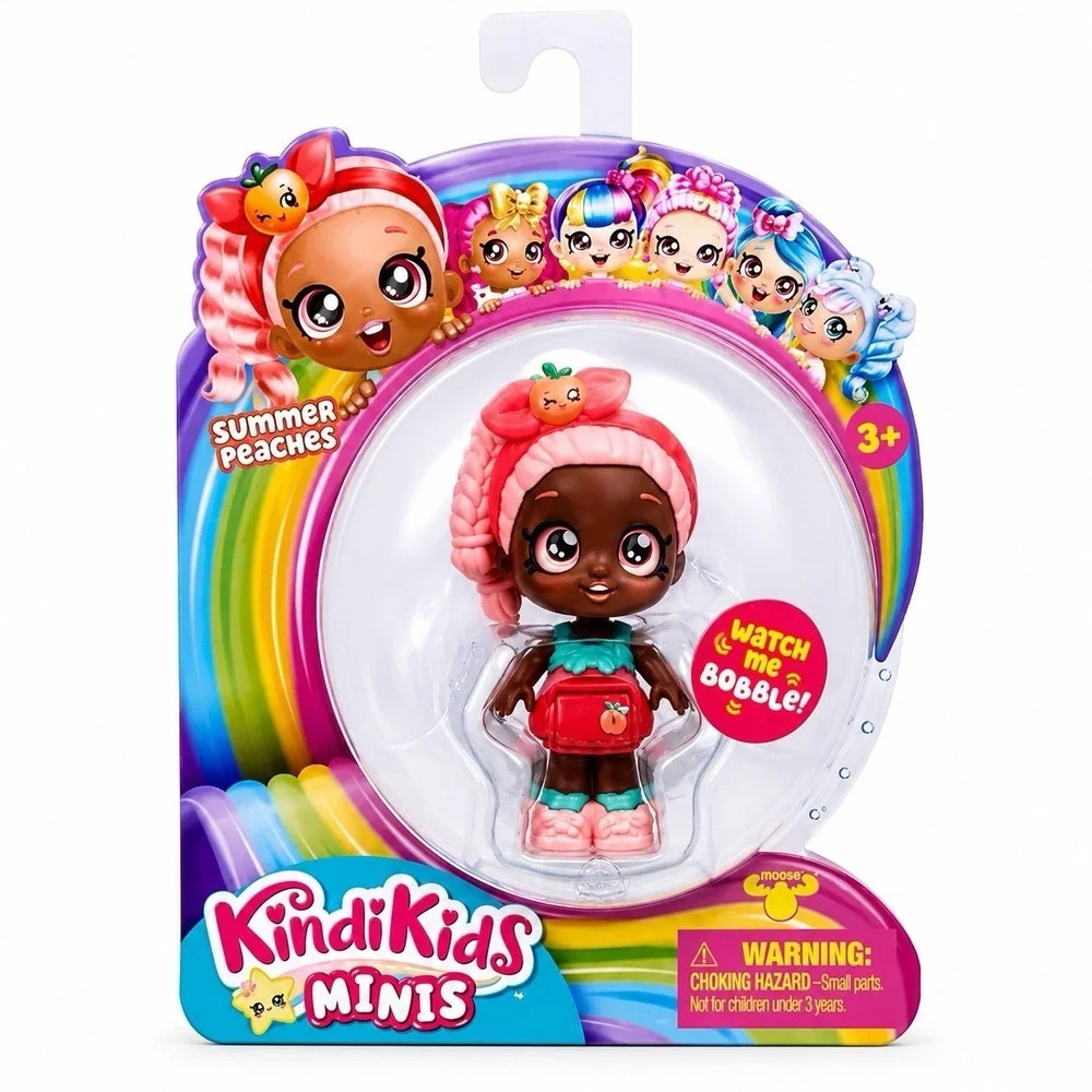 KindiKids Minis Lot Of 3 Dolls Set Lippy Lulu‎ Pirouetta Summer Peaches NIB